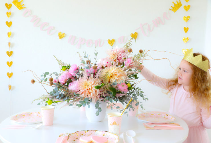 A Modern Princess Inspired Tablescape