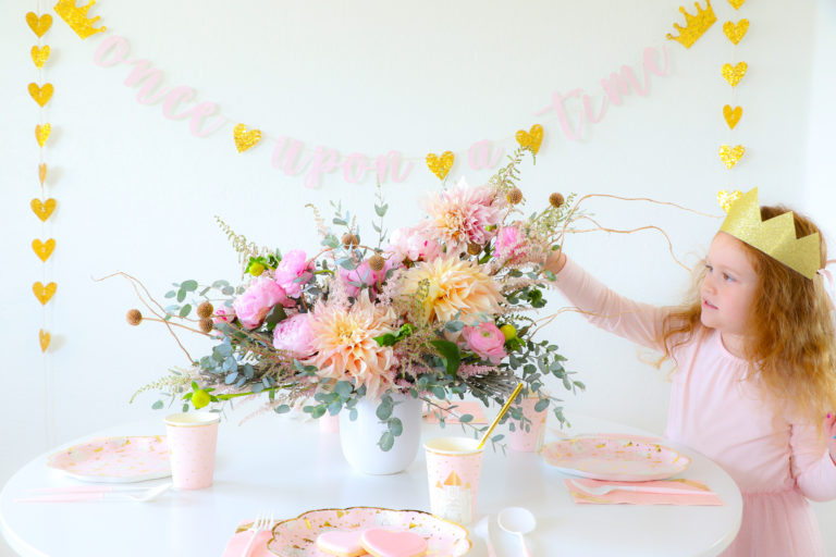 A Modern Princess Inspired Tablescape