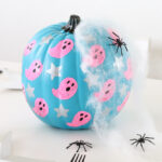 DIY Ghost and Stars Halloween Pumpkin
