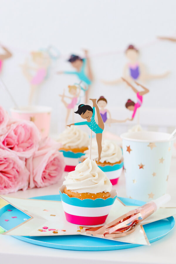 Host a Fun Gymnastics Themed Birthday Party for your little gymnast