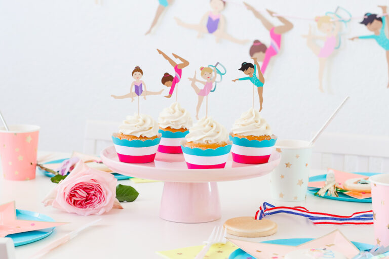 A Fun Gymnastics Themed Birthday Party