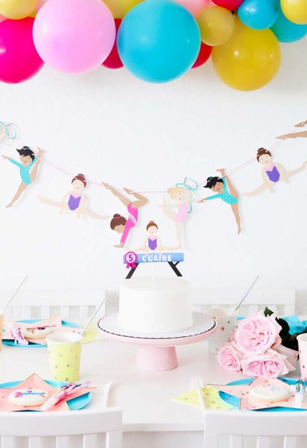 A Fun Gymnastics Themed Birthday Party That Will Get Your Little