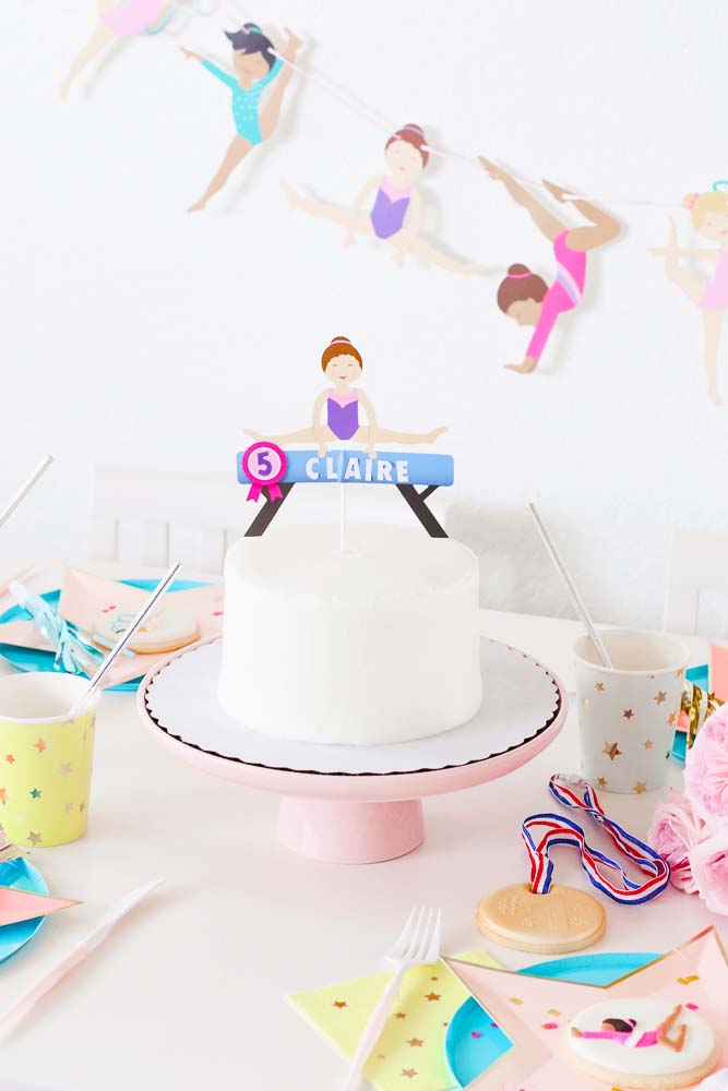 A Fun Gymnastics Themed Birthday Party That Will Get Your Little ...