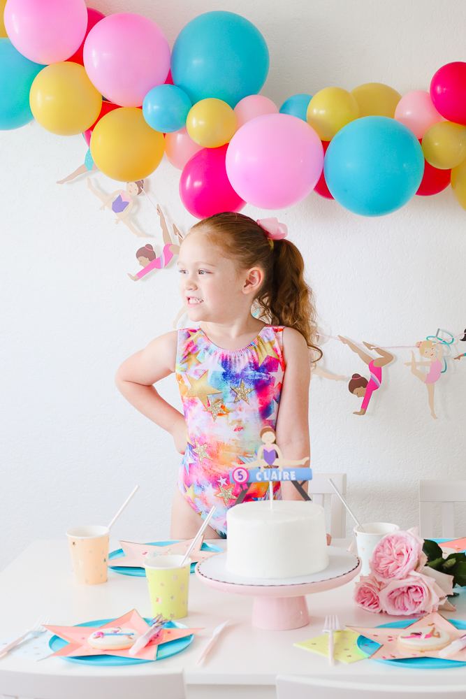 Gymnastics birthday deals party