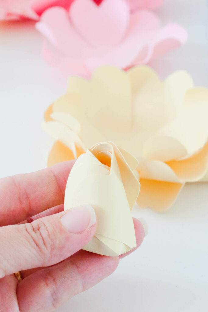 DIY Paper Flower Garland that makes the perfect party or home decor