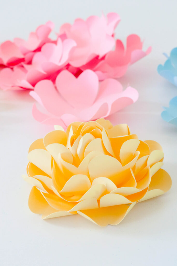 Easy Tissue Paper Flower Garland Kids Can Make