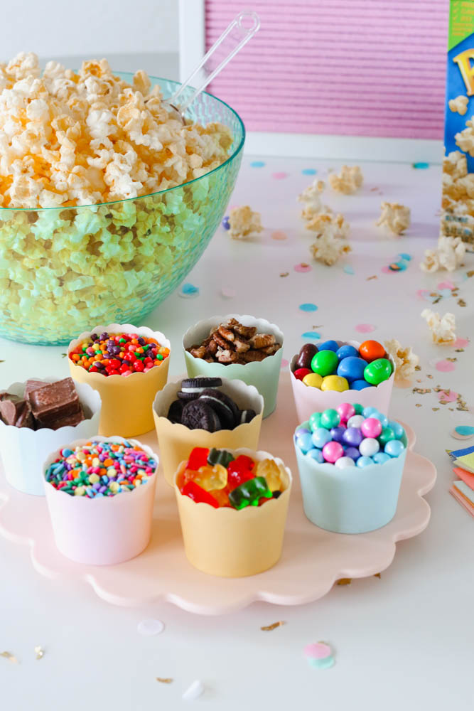 Family Movie Night Popcorn Bar - TWINKLE TWINKLE LITTLE PARTY