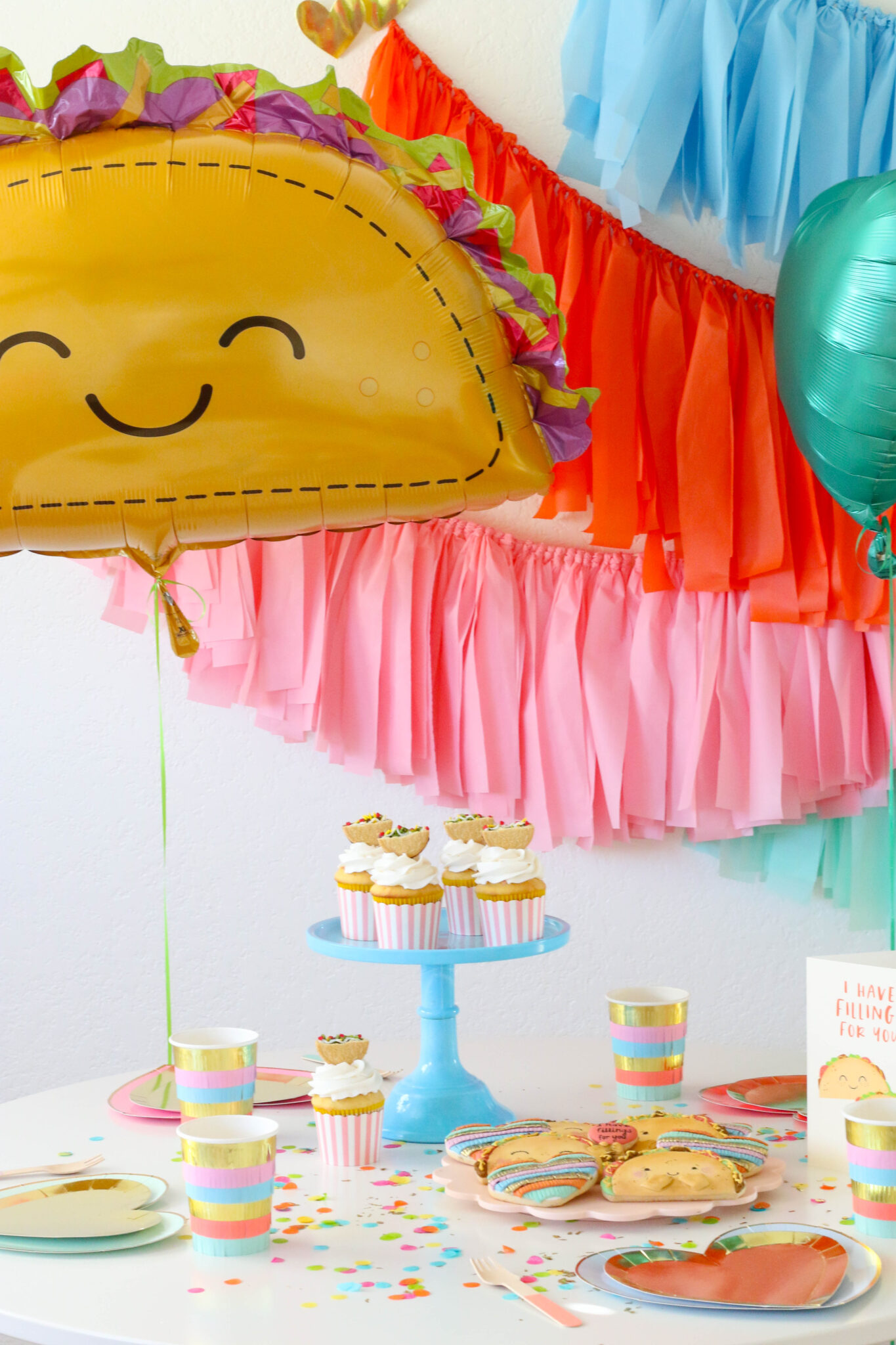 A Taco Themed Valentine's Day Party with a Festive Fiesta Flair...