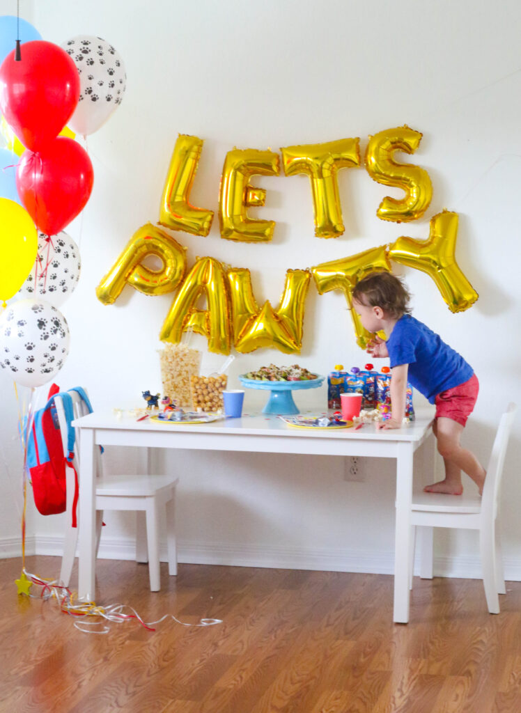 A Paw Patrol Family Movie Party