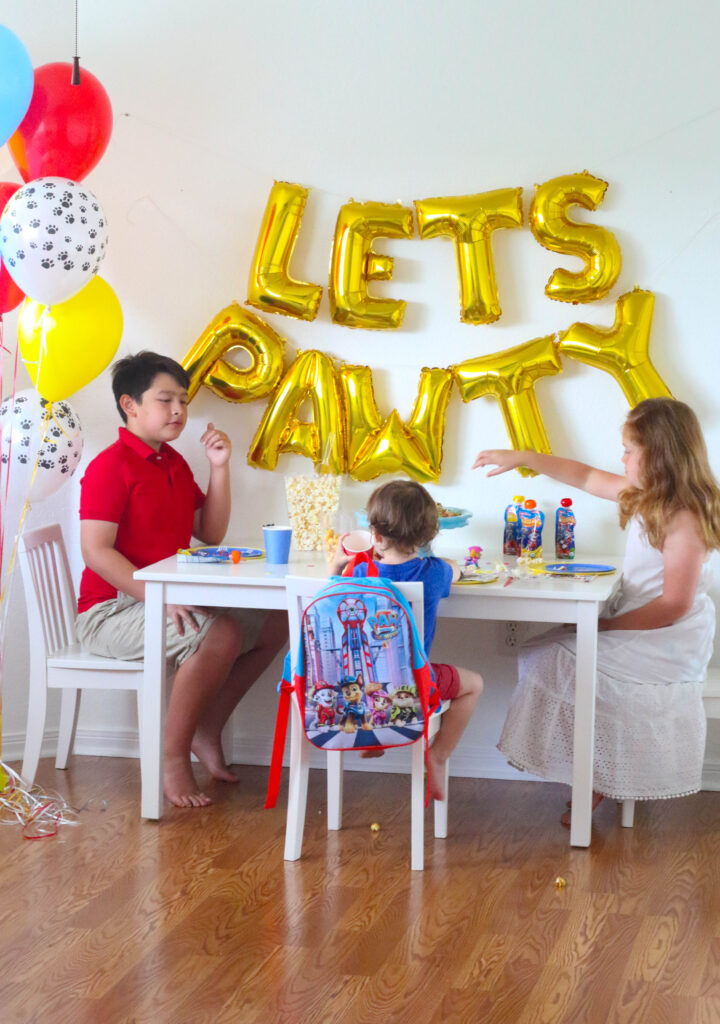 A Paw Patrol Family Movie Party