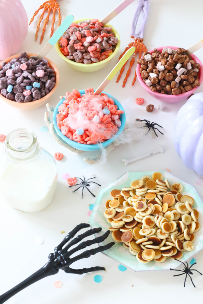 How to Set up a Spooky Halloween Cereal Bar