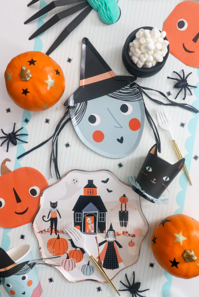 Ideas de fiesta de Halloween para niños con parches de calabaza