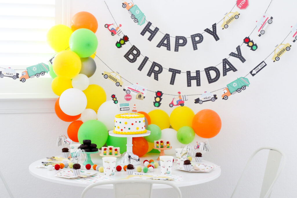 Super Fun Transportation Themed Birthday Party Ideas