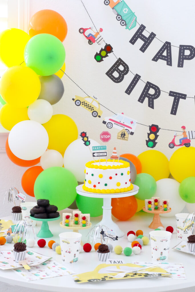 Super Fun Transportation Themed Birthday Party Ideas