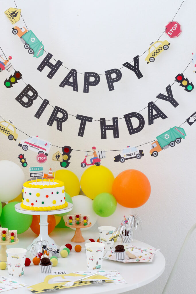 Super Fun Transportation Themed Birthday Party Ideas