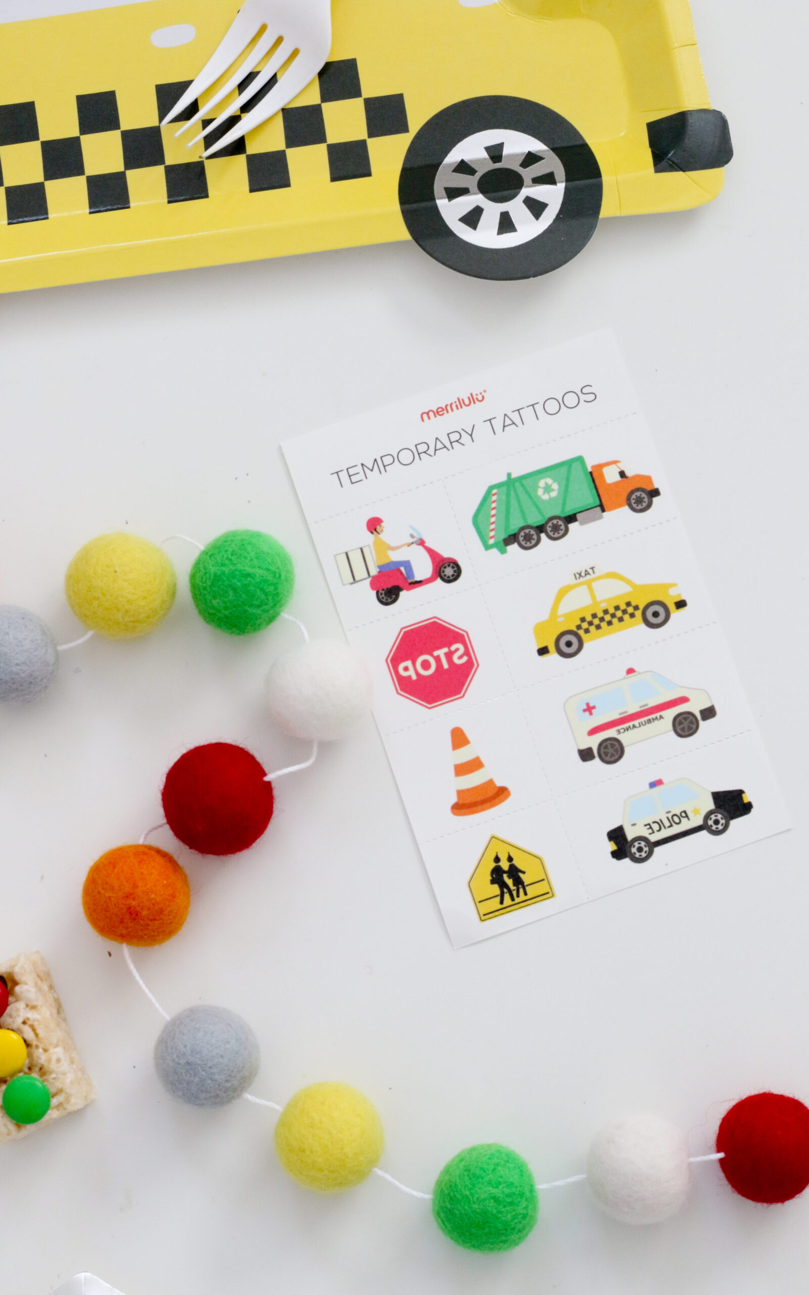 Vehicle Craft Kit for Kids, Transportation Birthday Party Activity