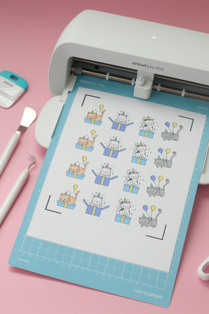 DIY Kitty Stickers With My Cricut JoyXtra