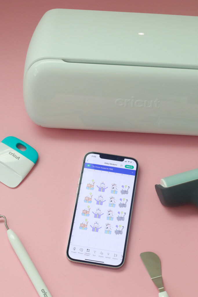 DIY Kitty Stickers With My Cricut JoyXtra
