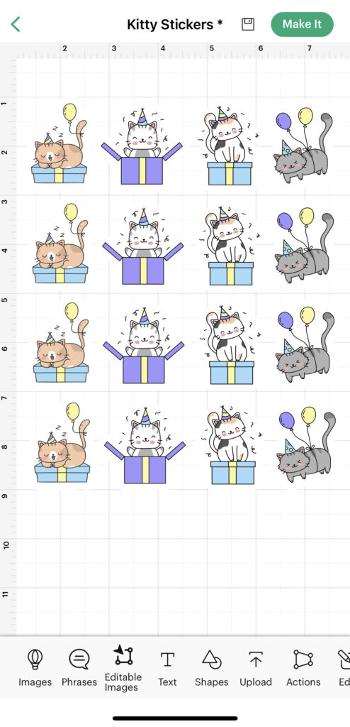 DIY Kitty Stickers With My Cricut JoyXtra