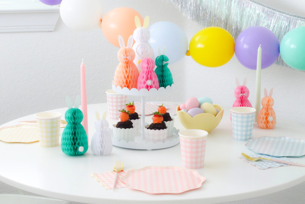 Simple Easter Tablescape Idea