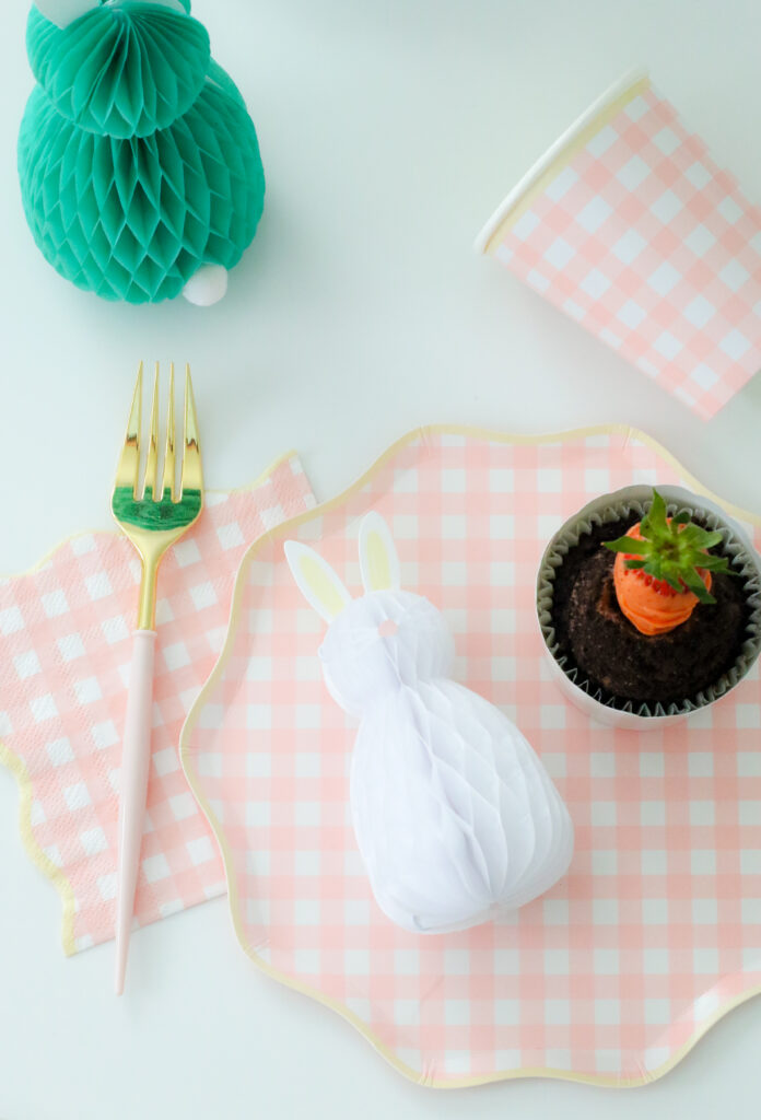 Simple Easter Tablescape Idea