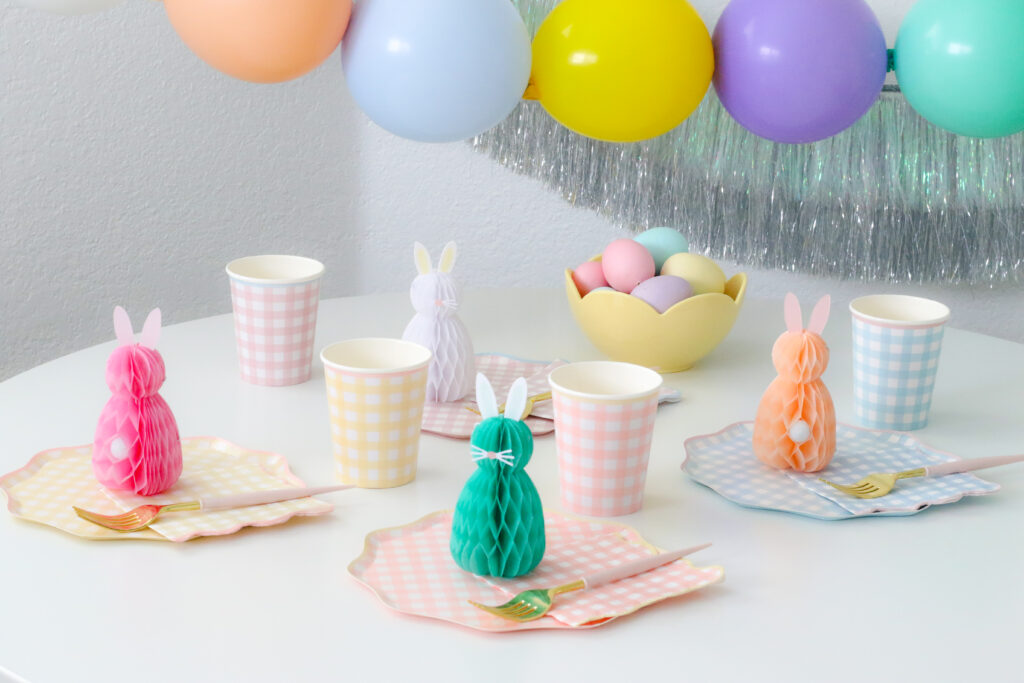 Simple Easter Tablescape Idea